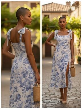 Reformation Twilight Dress In Lucerne